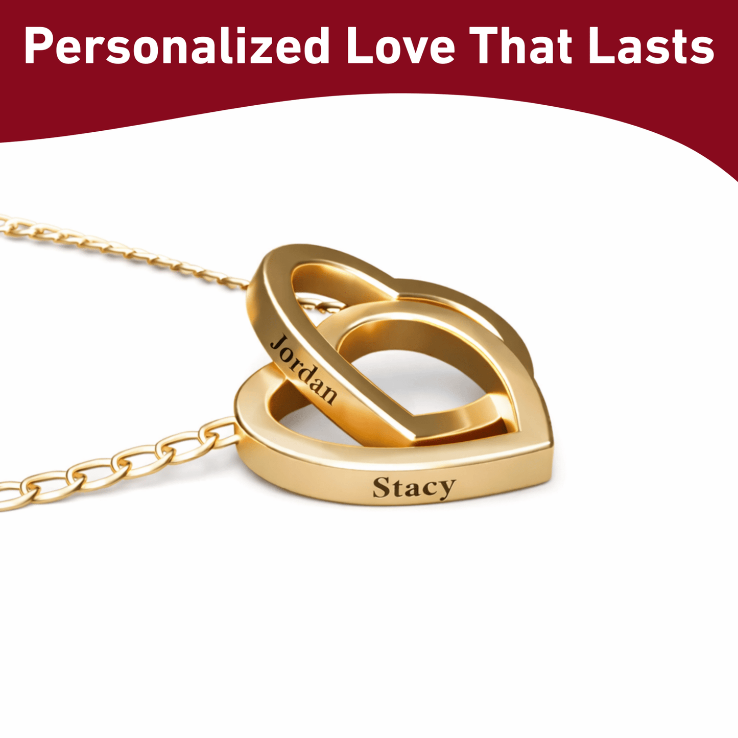 Eternal Rose Bear With Engraved Necklace