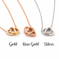 Eternal Rose Bear With Engraved Necklace