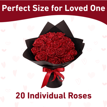 Glitter Rose Bouquet