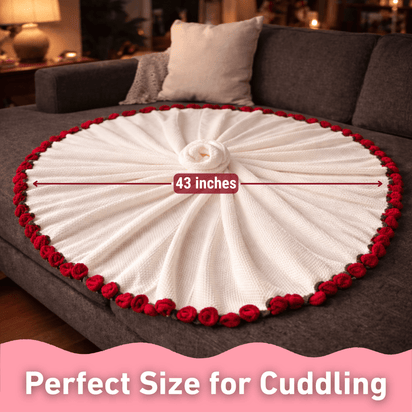 Crochet Floral Blanket
