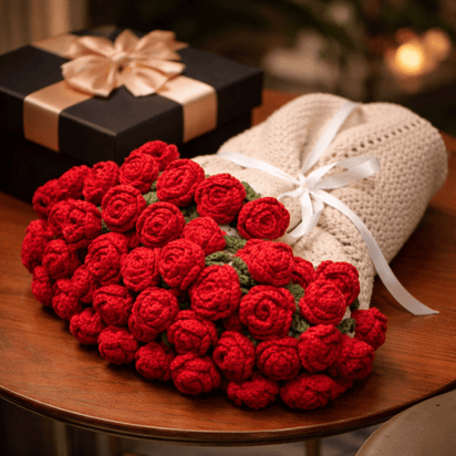 Crochet Floral Blanket